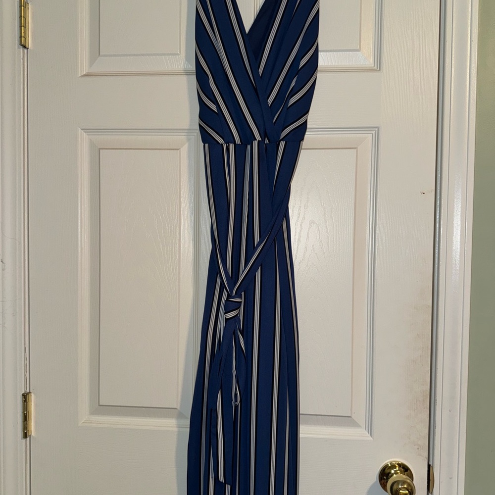 Striped jumpsuit